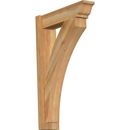 Ekena Millwork Thorton Rough Sawn Traditional Outlooker, Western Red Cedar, 6"W x 22"D x 34"H OUT06X22X34THR01RWR